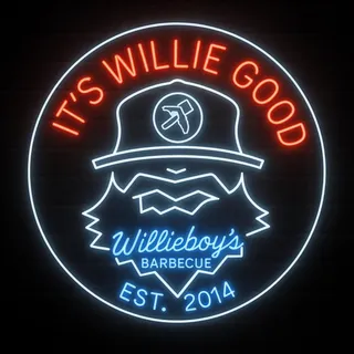 Willieboy's Barbecue neon sign